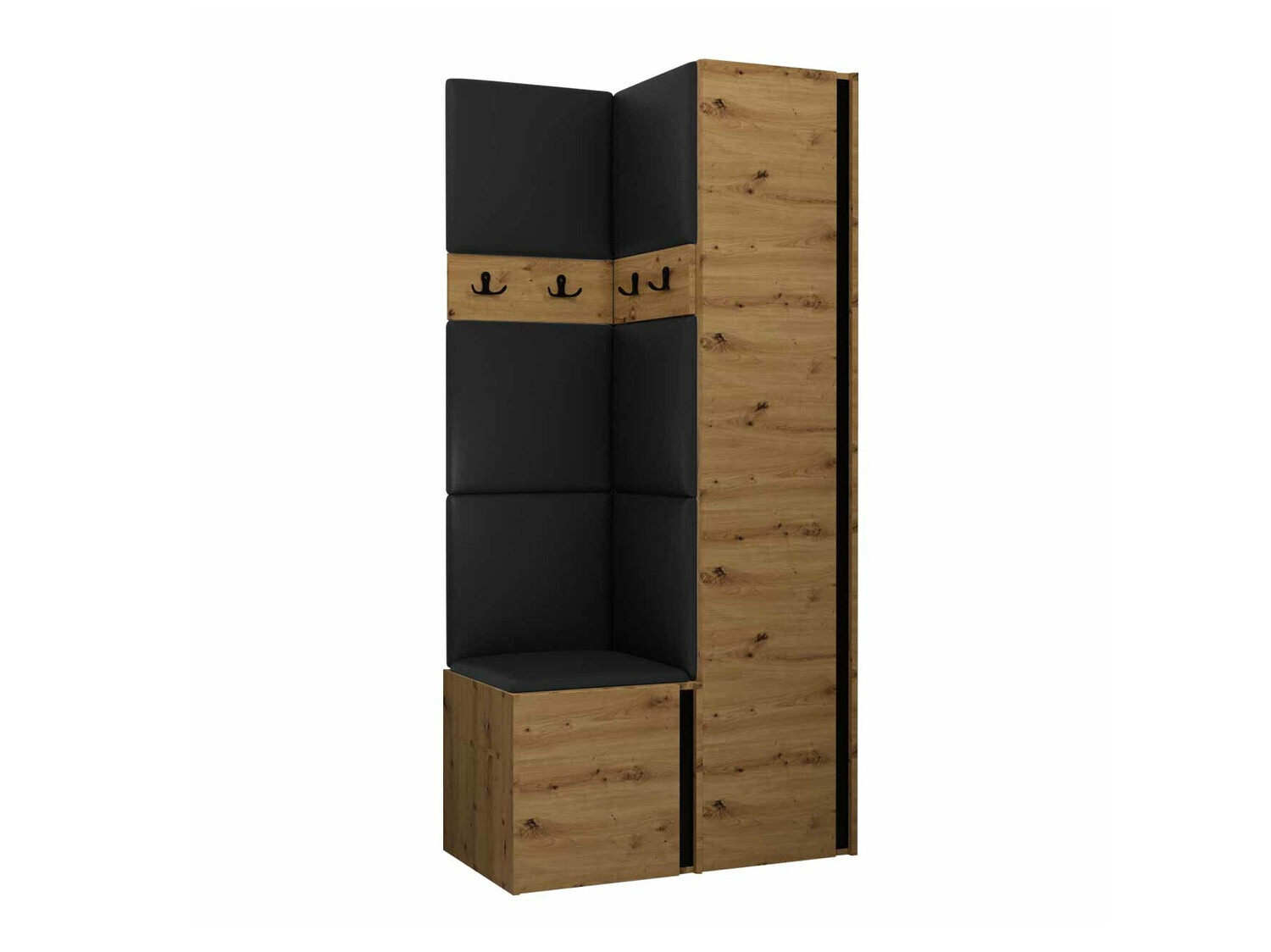 Meuble d'entrée Pinis XXIV (Faux cuir Soft 011)