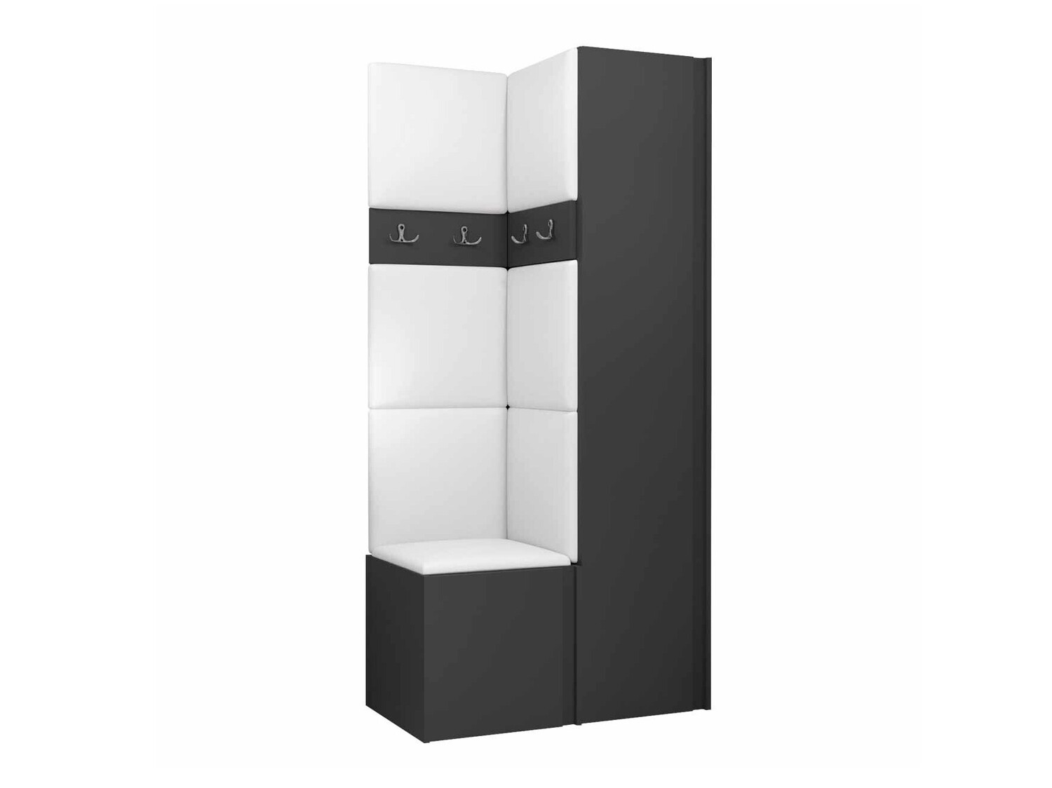 Meuble d'entrée Pinis XXIV (Faux cuir Soft 017)