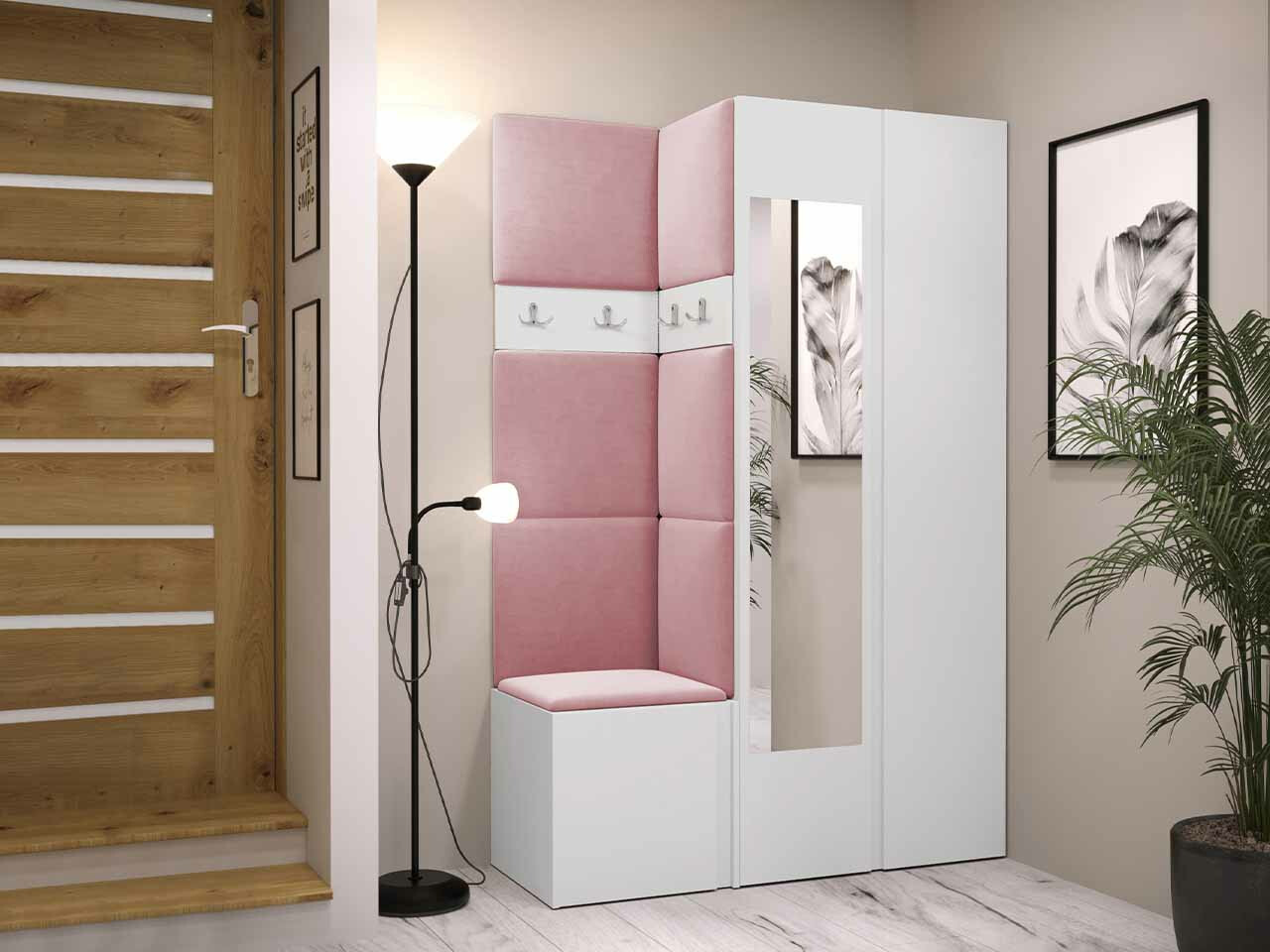 Meuble d'entrée Hartford 350 (Blanc)