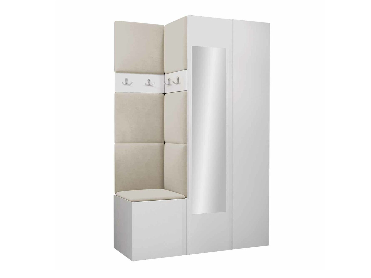 Meuble d'entrée Pinis XXVI (Blanc)