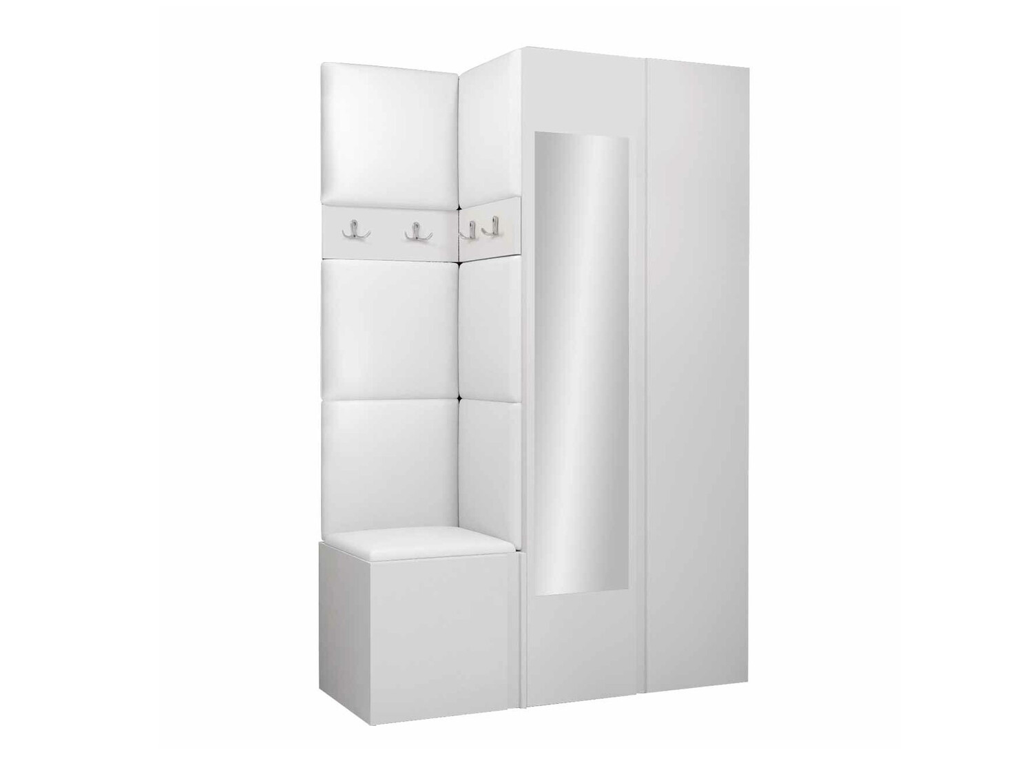 Meuble d'entrée Pinis XXVI (Blanc)