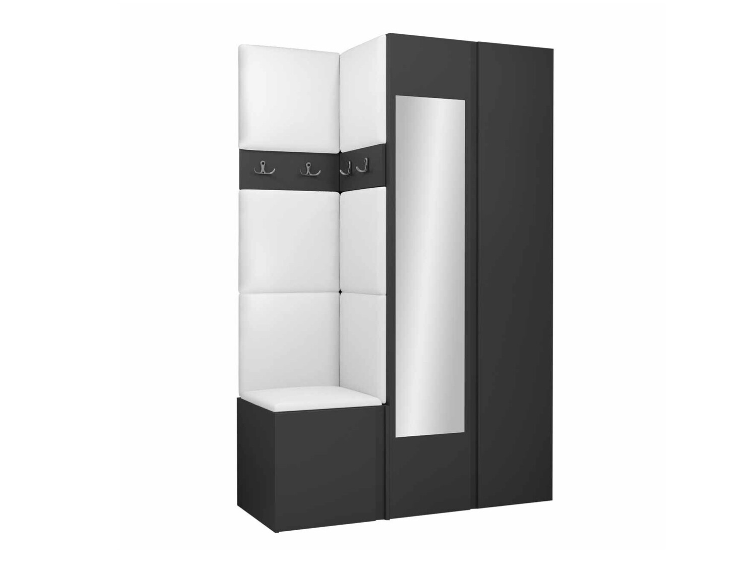 Meuble d'entrée Pinis XXVI (Faux cuir Soft 017)