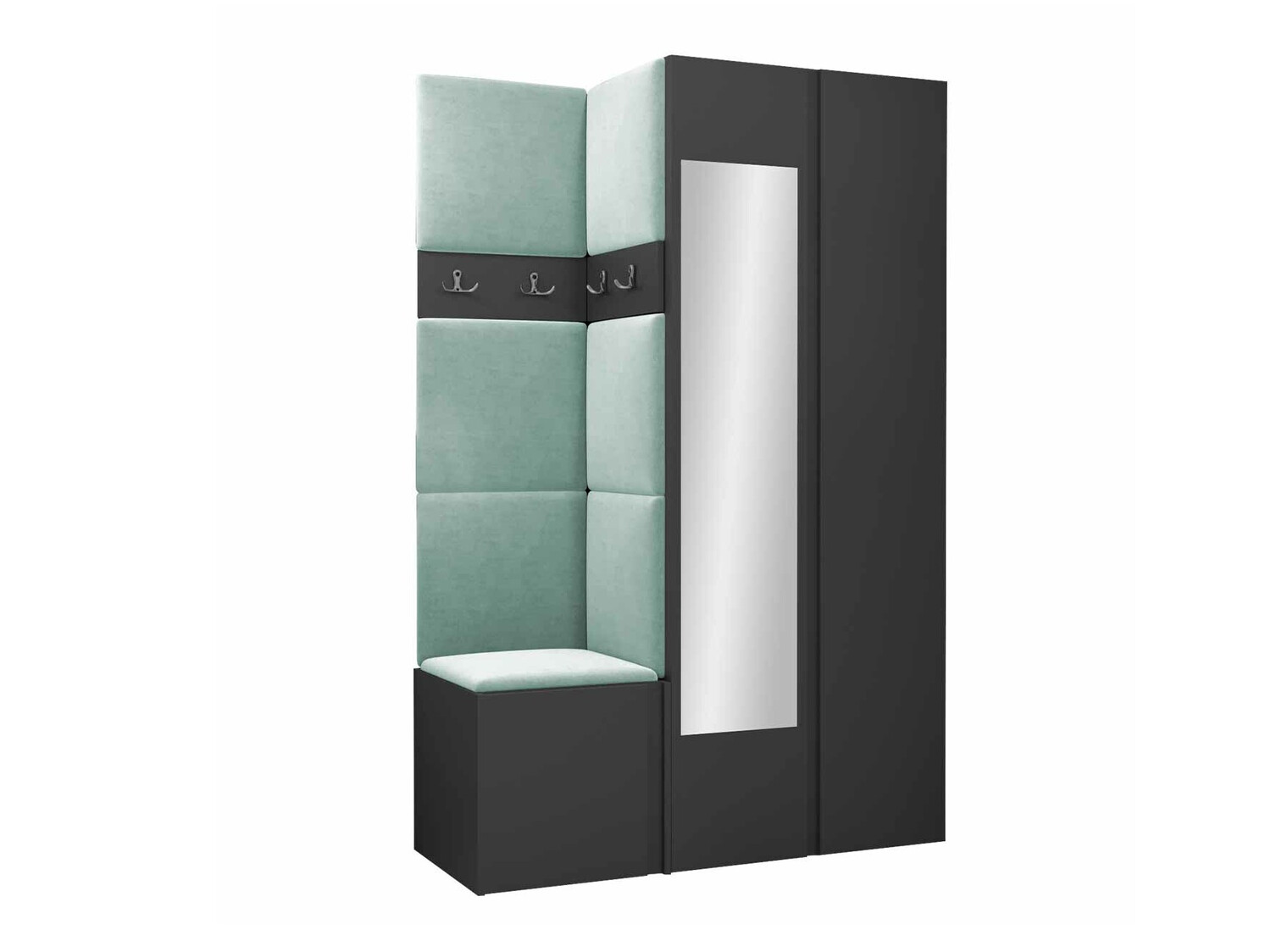 Meuble d'entrée Pinis XXVI (Graphite)