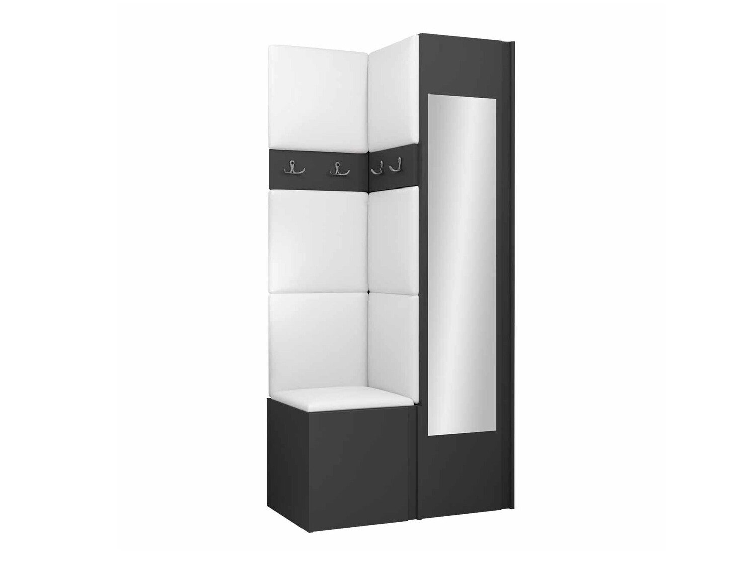 Meuble d'entrée Pinis XXV (Faux cuir Soft 017)