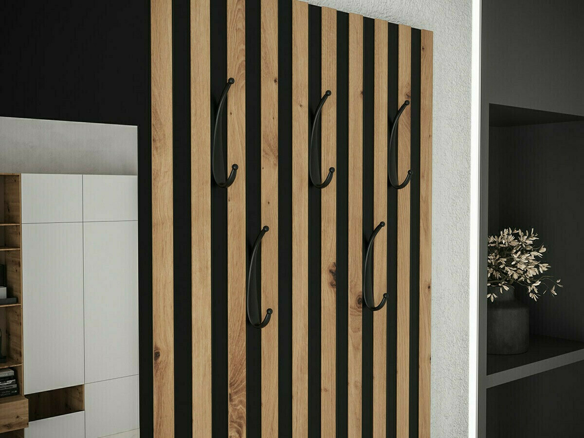 Meuble d'entrée Fabor (Chêne Artisan + Manila 32)