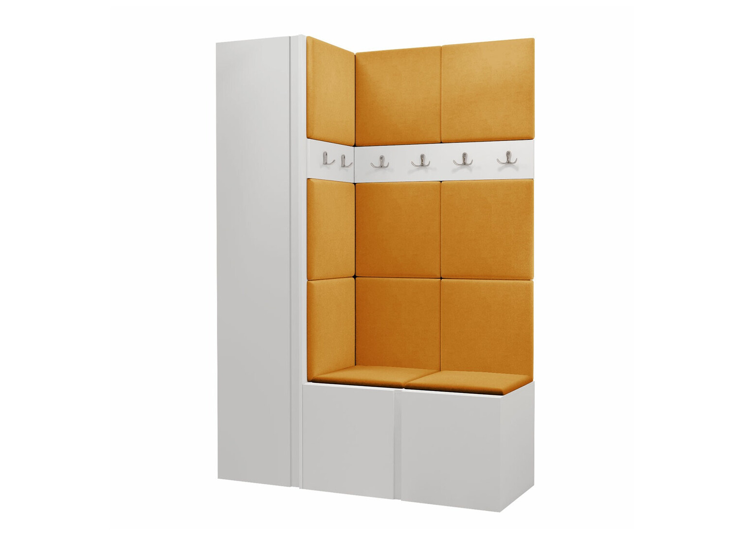 Meuble d'entrée Pinis IX (Blanc)