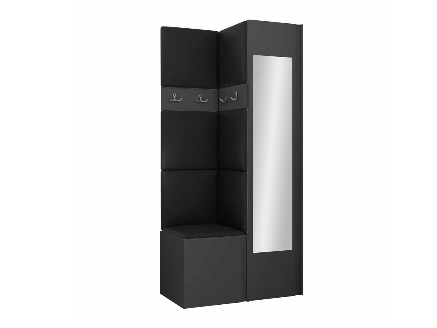 Meuble d'entrée Pinis XXV (Faux cuir Soft 011)