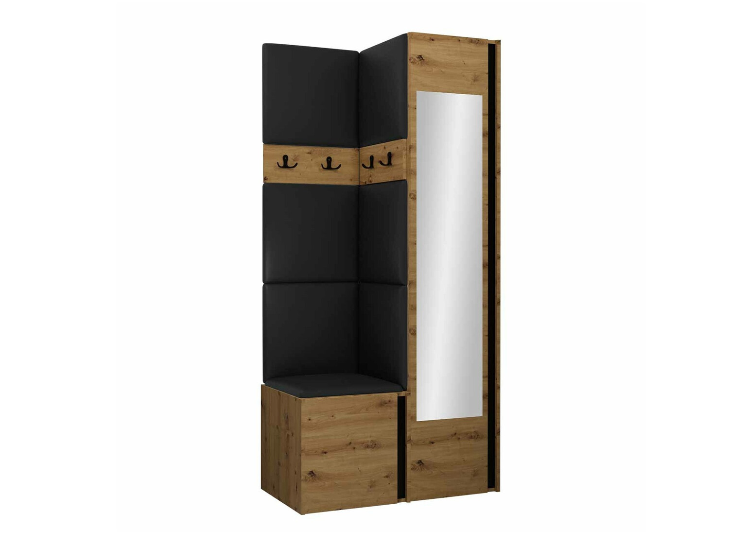 Meuble d'entrée Pinis XXV (Faux cuir Soft 011)