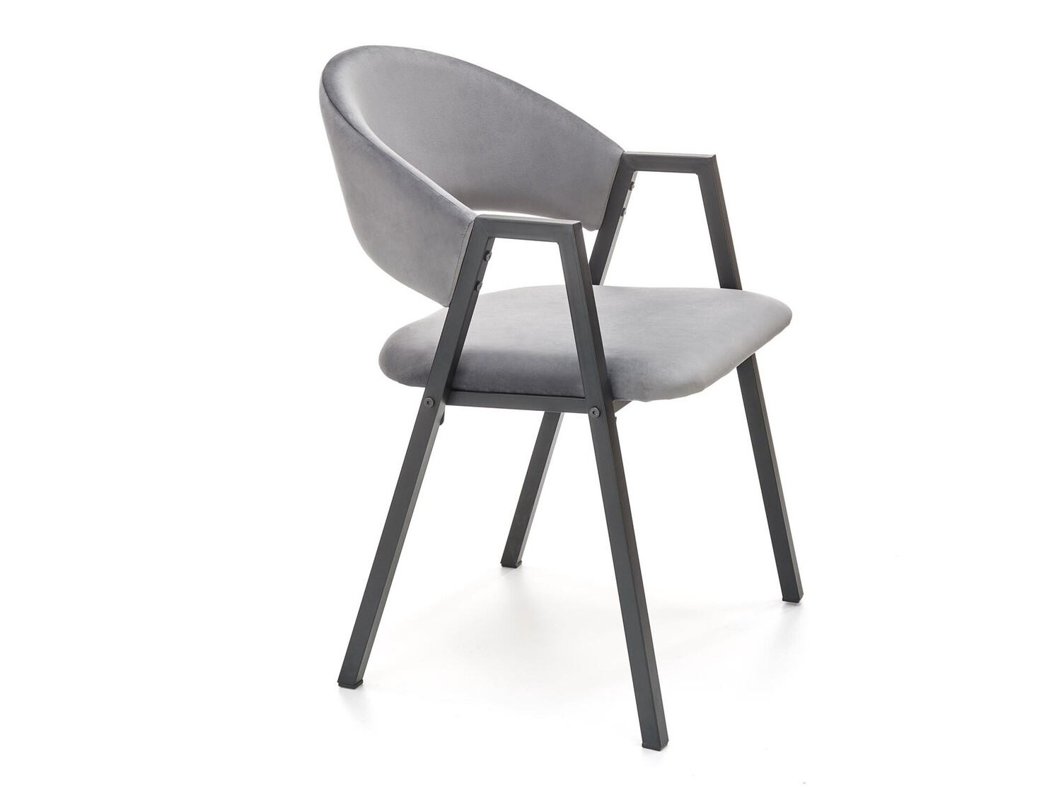 Chaise Houston 1348 (Gris + Noir)