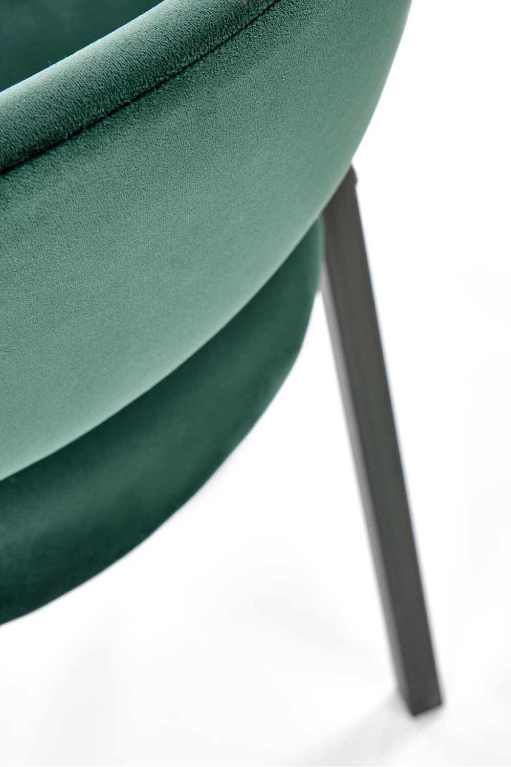 Chaise Houston 1348 (Vert foncé + Noir)