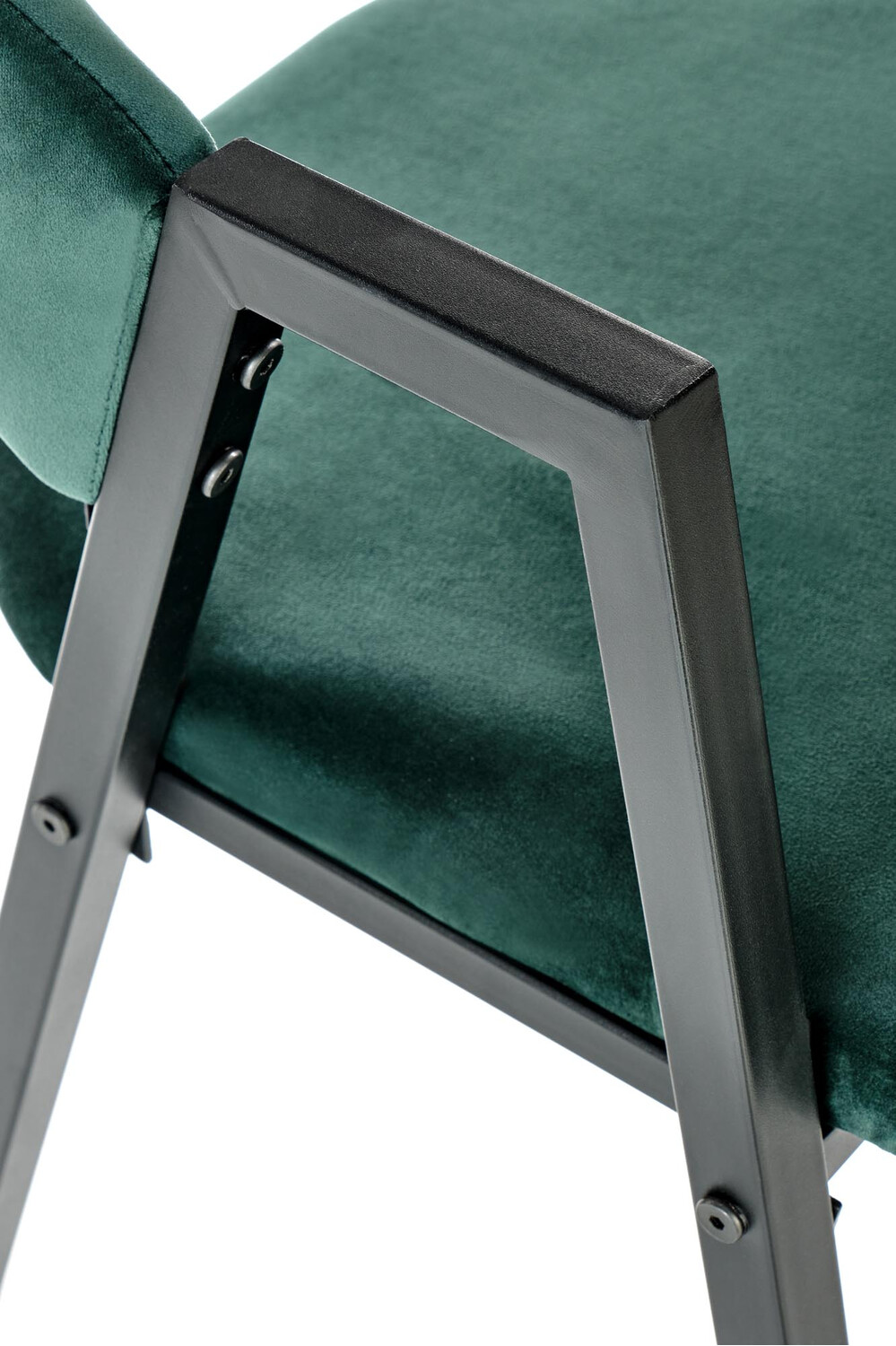 Chaise Houston 1348 (Vert foncé + Noir)