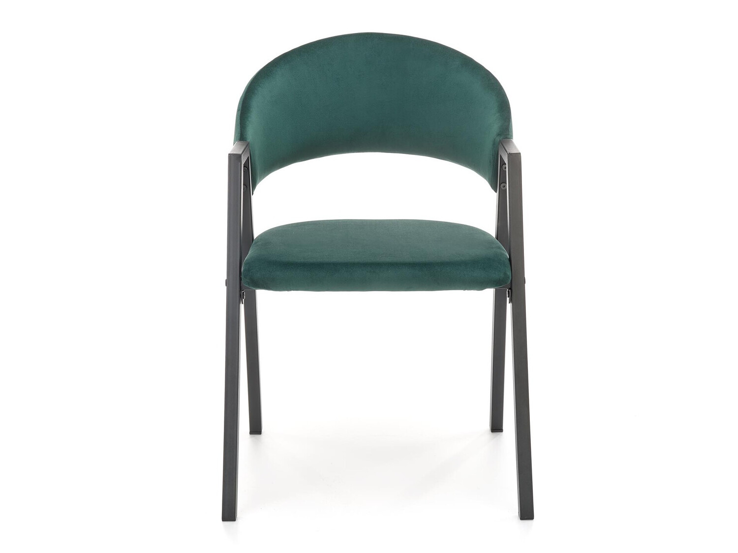 Chaise Houston 1348 (Vert foncé + Noir)