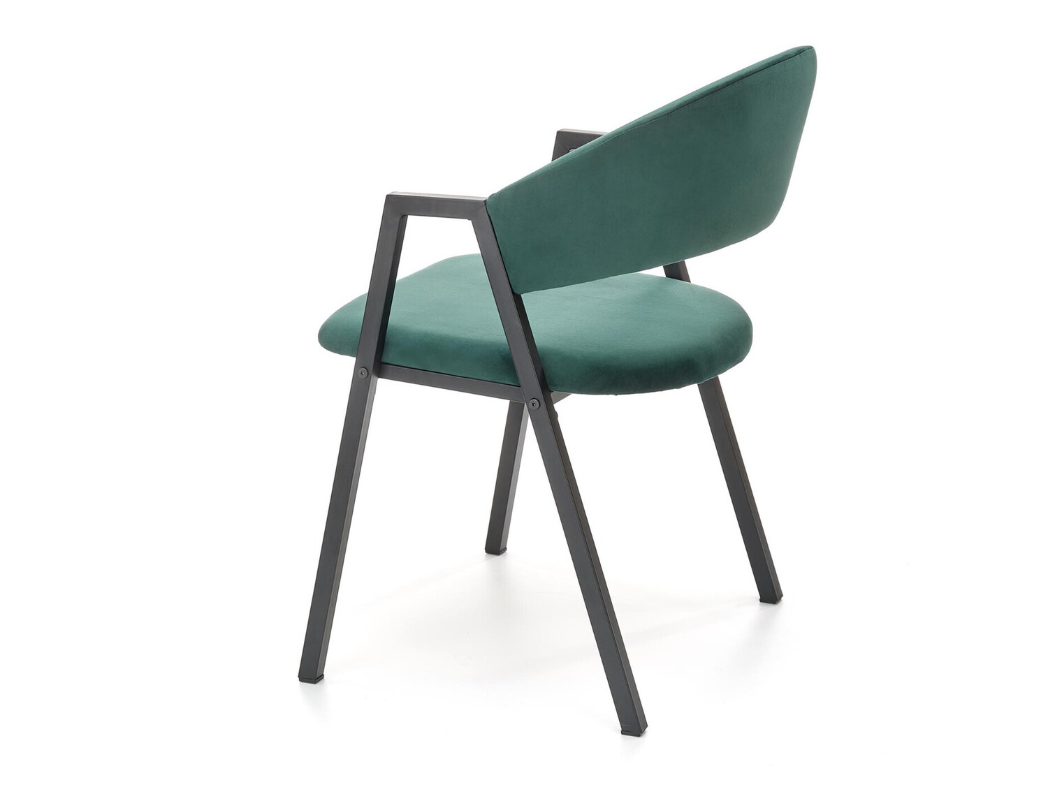Chaise Houston 1348 (Vert foncé + Noir)