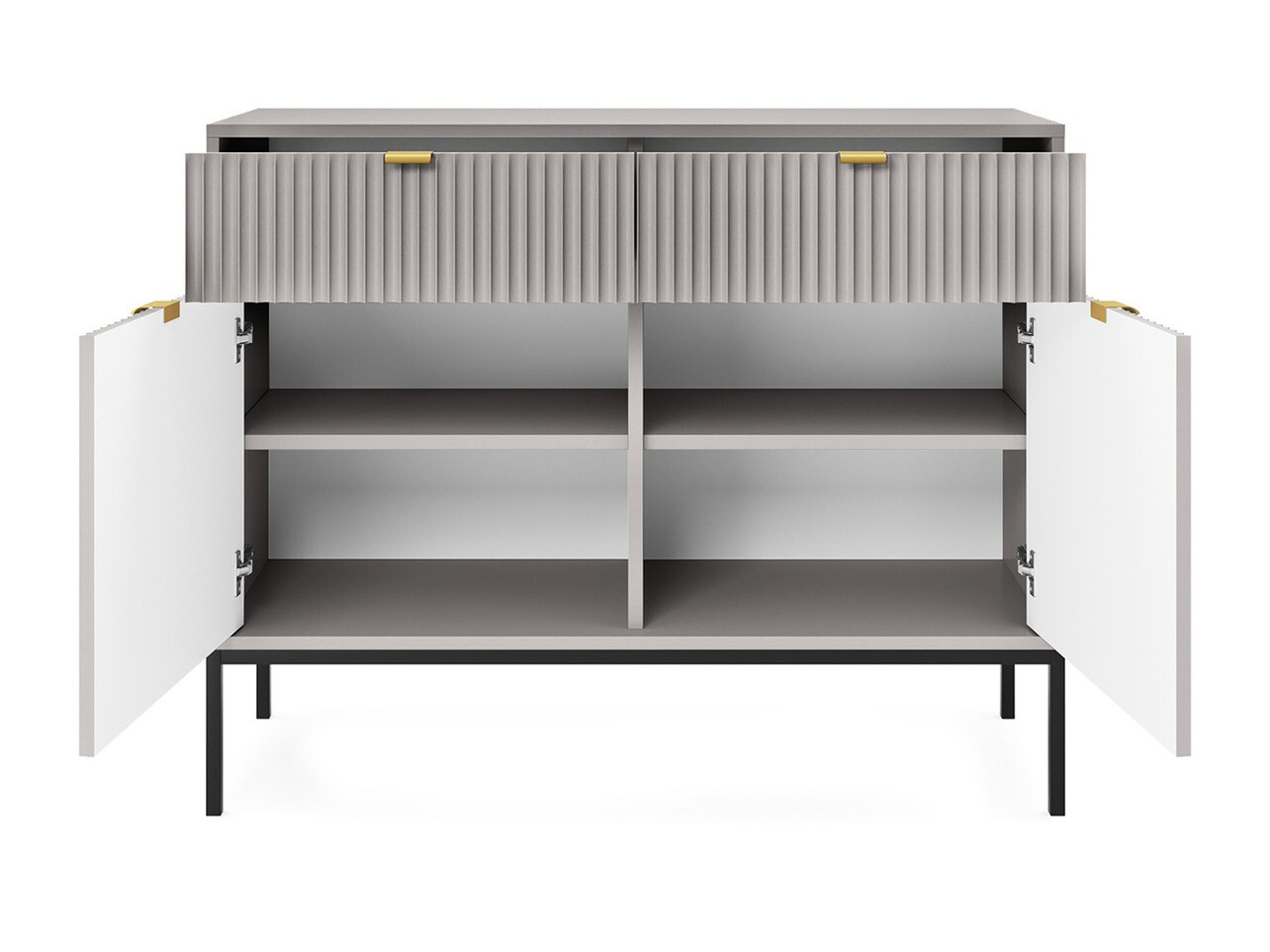 Commode Lima L100 (Gris + Noir)