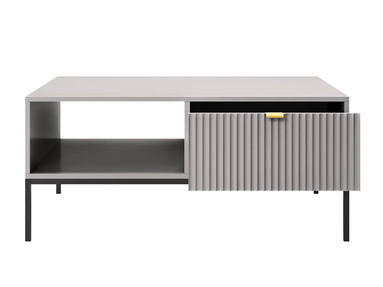 Ensemble de salon Lima L107 (Gris + Noir)