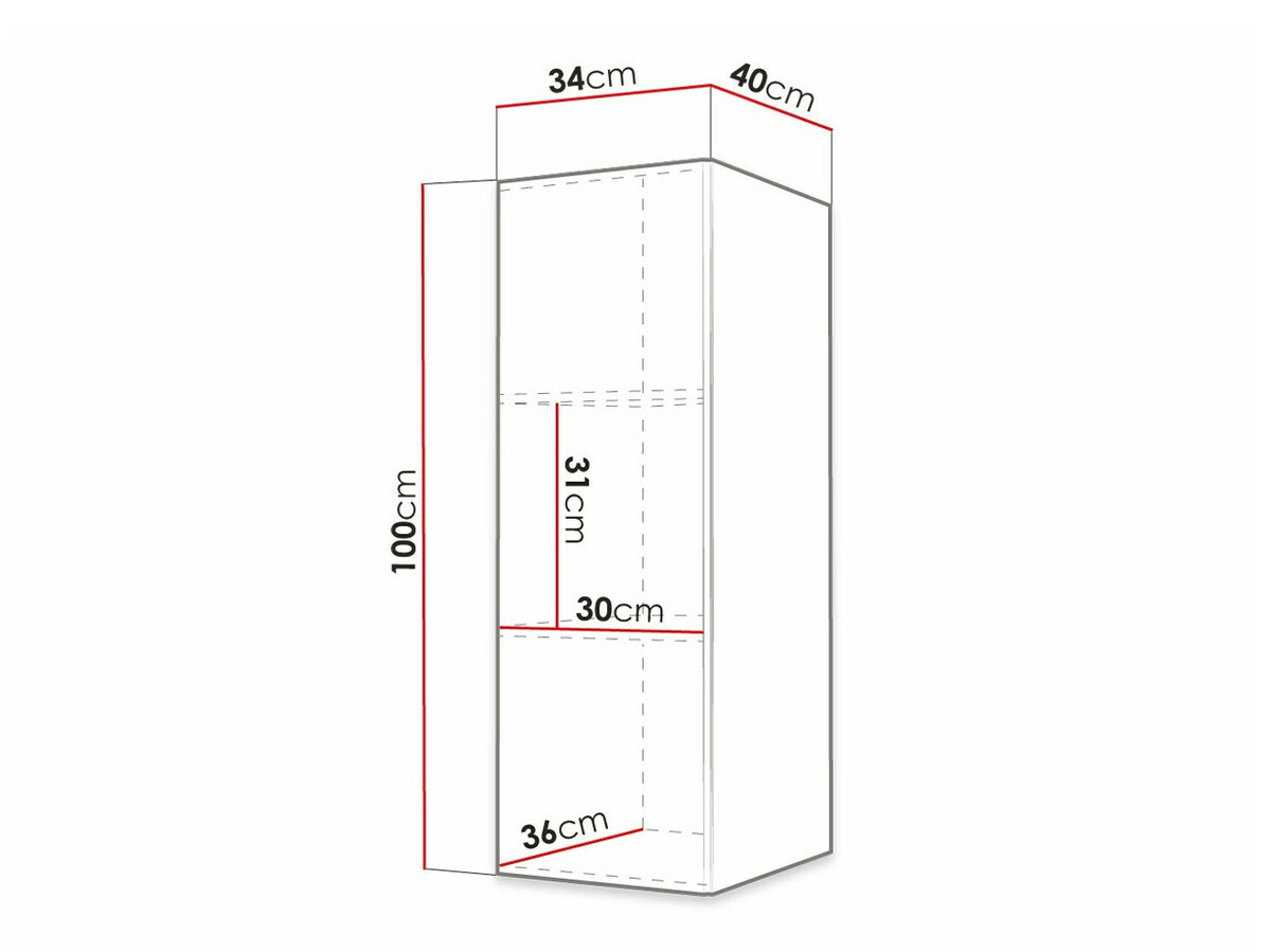 Armoire murale Anulio (Blanc)