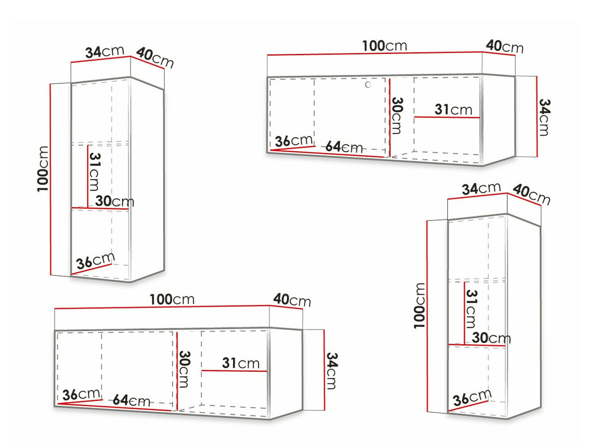 Ensemble de salon Anulio I (Blanc)