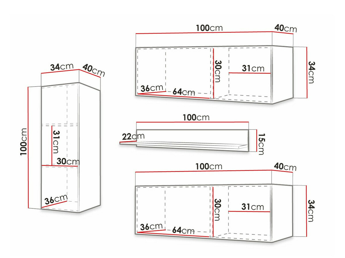 Ensemble de salon Anulio III (Blanc)