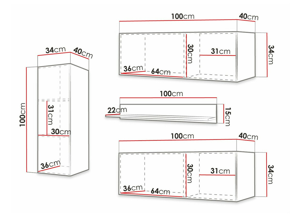 Ensemble de salon Ferfere 112 (Blanc)