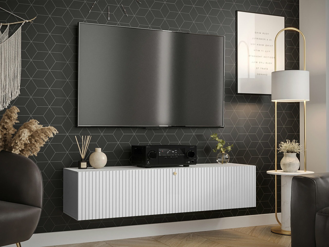 Meuble TV Anulio I (Blanc)