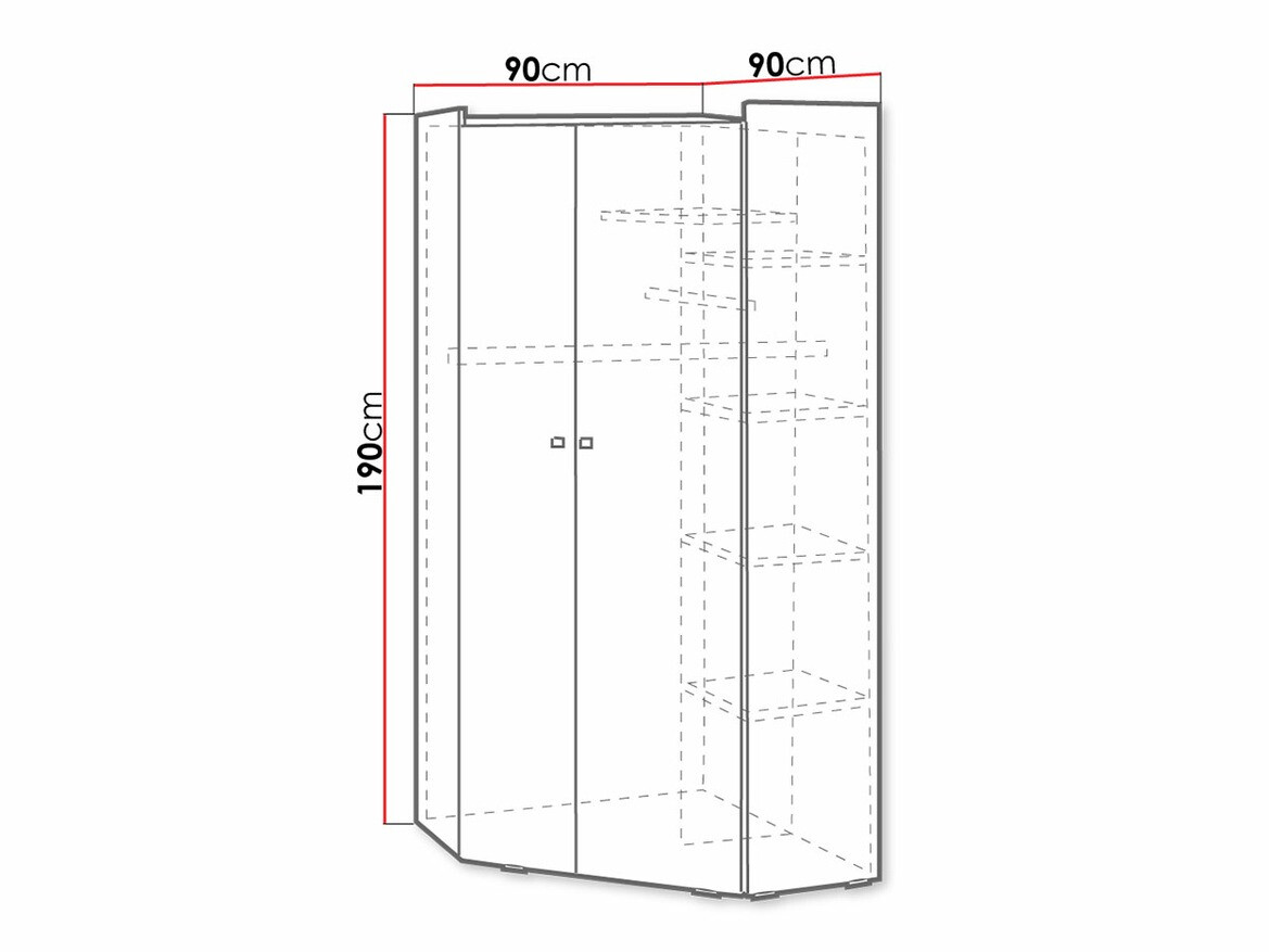 Armoire d'angle Omaha N120