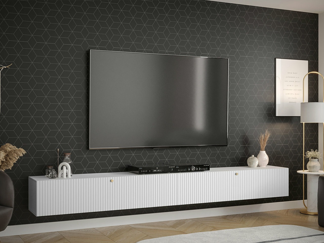 Meuble TV Anulio II (Blanc)