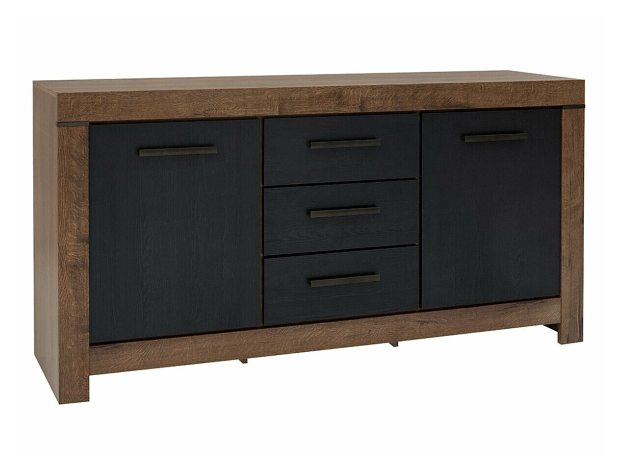 Commode Dunfelu 100 (Chêne du Monastery + Chêne noir)