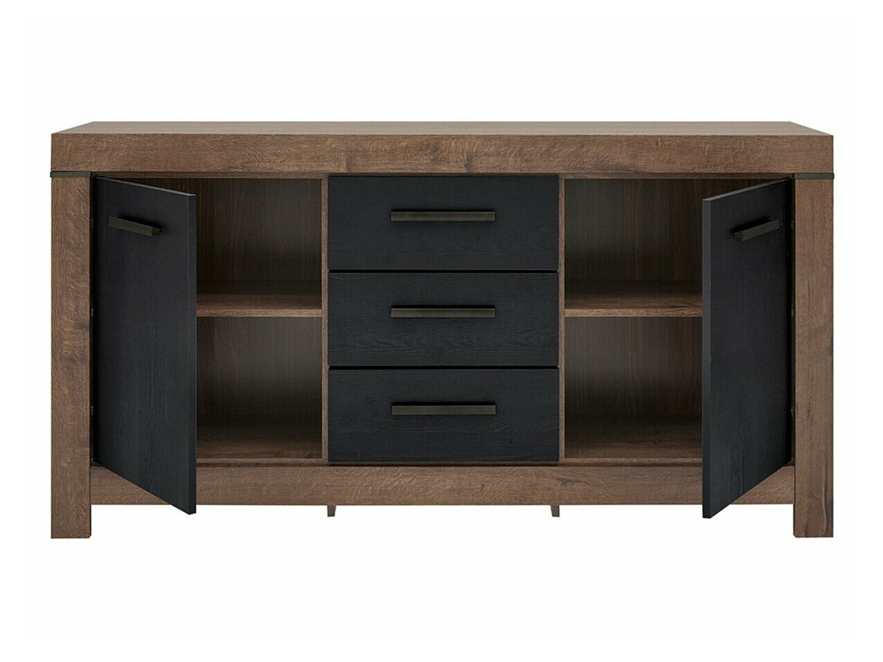 Commode Dunfelu 100 (Chêne du Monastery + Chêne noir)