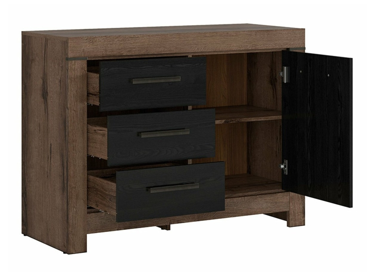 Commode Dunfelu 106 (Chêne du Monastery + chêne noir)