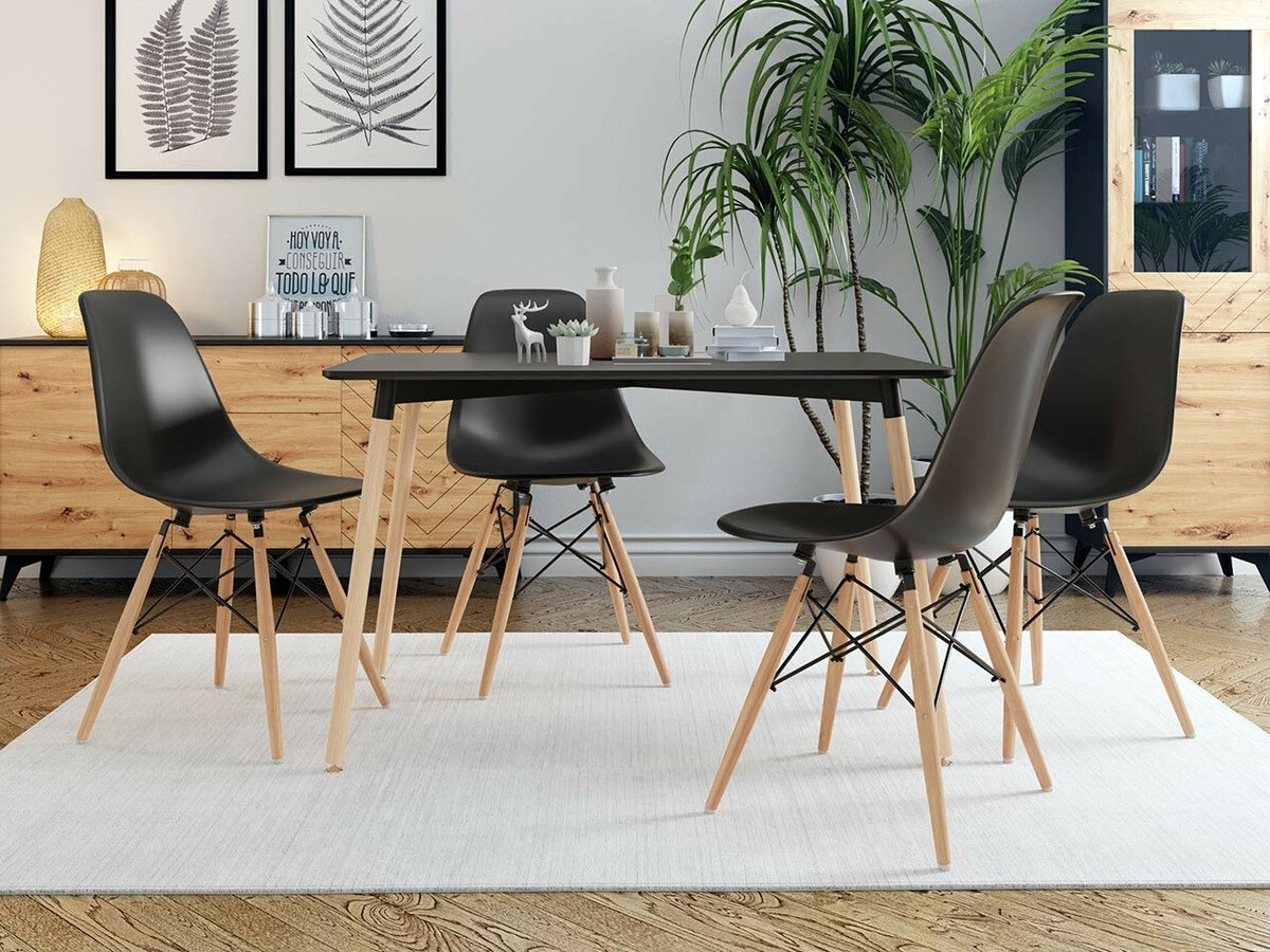 Table Comfivo 346 (Noir + Clair bois)