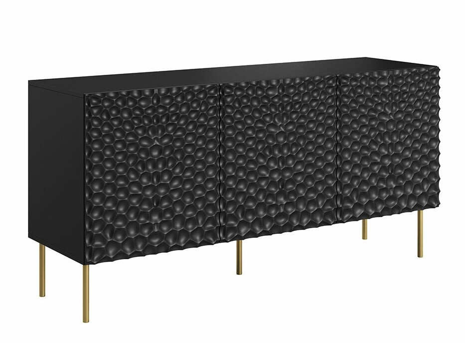 Buffet Charlotte 169 (Noir + Doré)