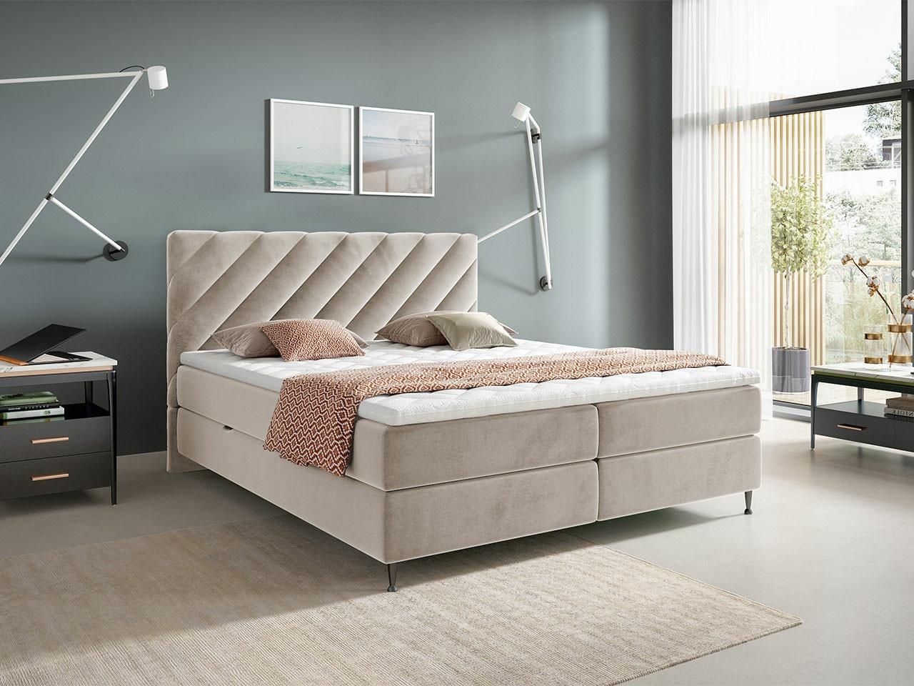 Lit boxspring ComfiDream Onaona (Fresh 1)