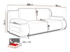 Canapé convertible Comfivo 144 (Kronos 19)