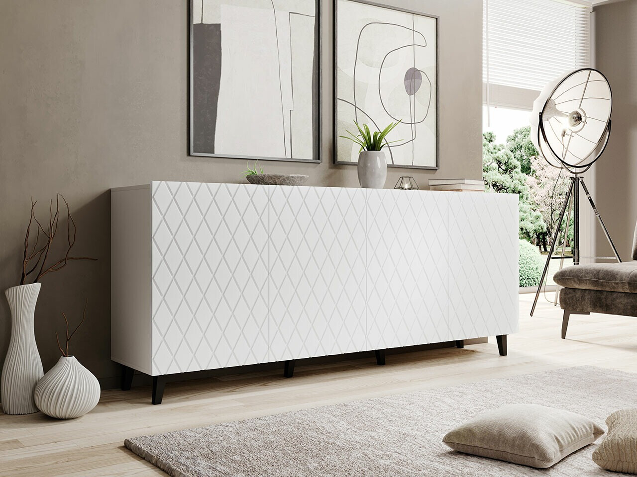 Buffet Charlotte 173 (Blanc)