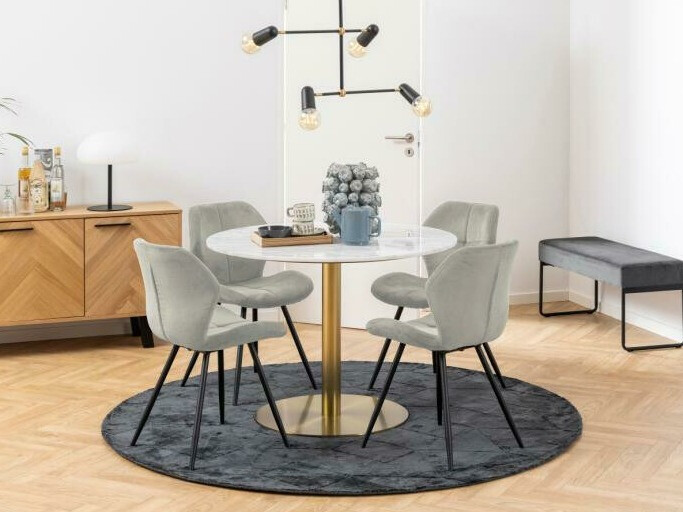 Chaise Norsica 637 (Beige + Noir)