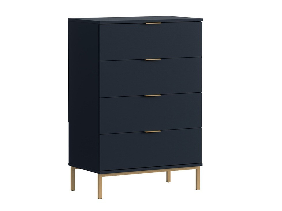 Commode Providence R101 (Bleu + Doré)