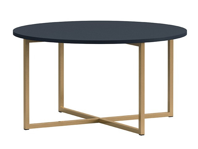 Table basse Providence R103 (Bleu + Doré)