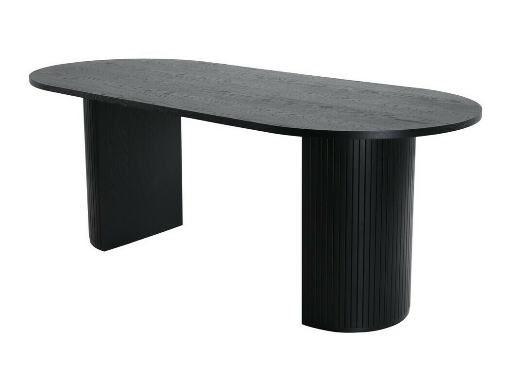 Salle à manger complète Dallas 3315 (Noir + Cuivre)