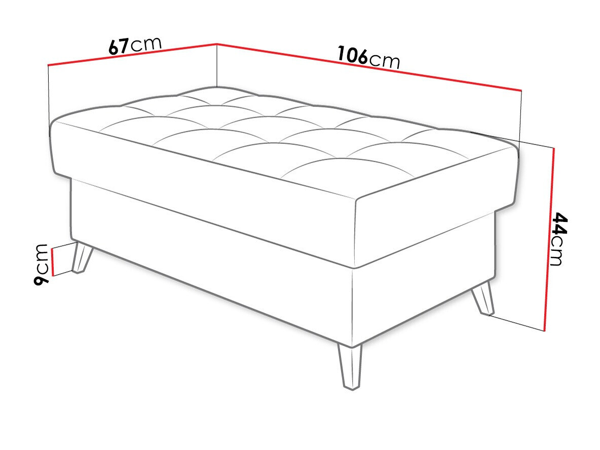 Banc rembourré Comfivo Agnus (Boucle Abriamo 10)