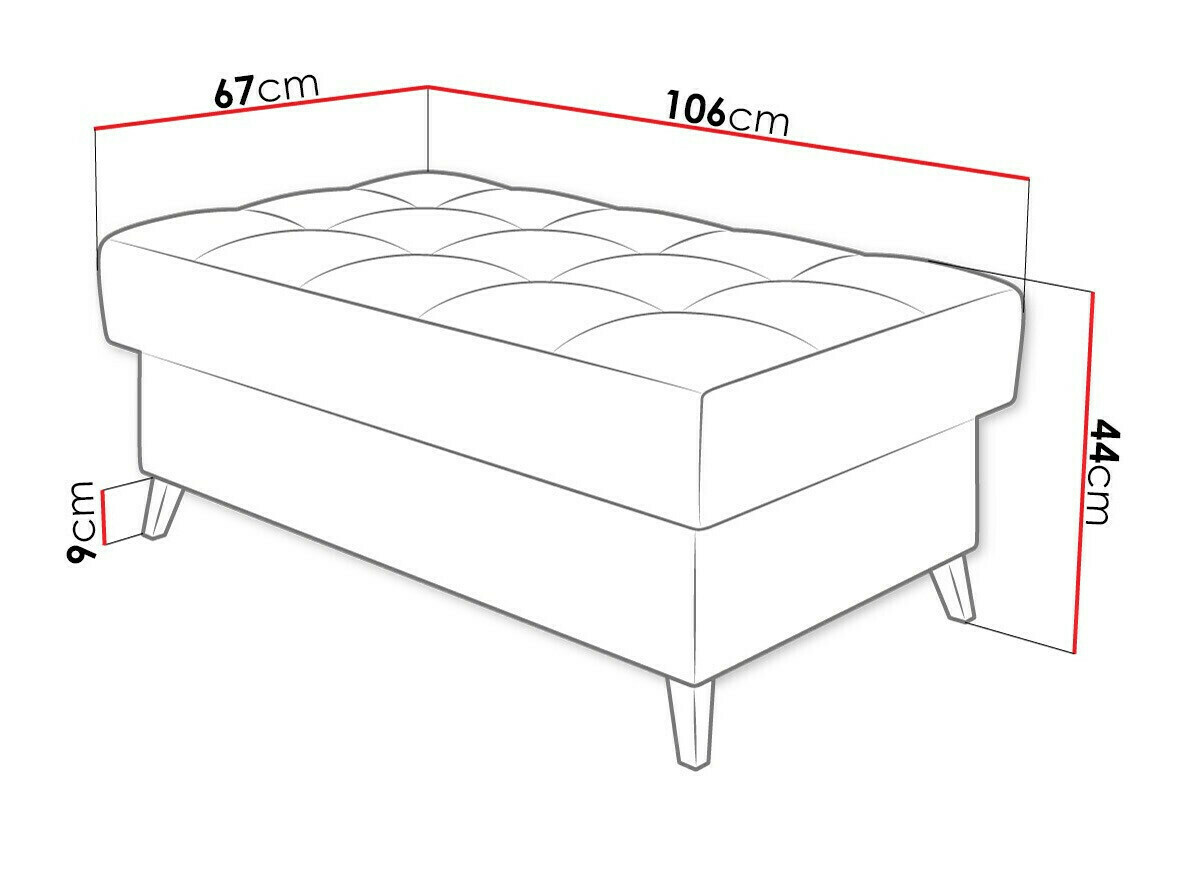 Banc rembourré Comfivo Agnus (Sorriso 22)
