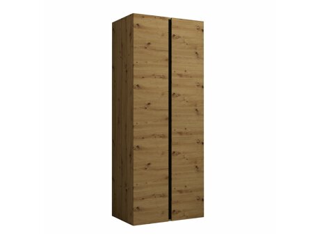 Armoire Hartford 367 (Chêne Artisan + Noir)