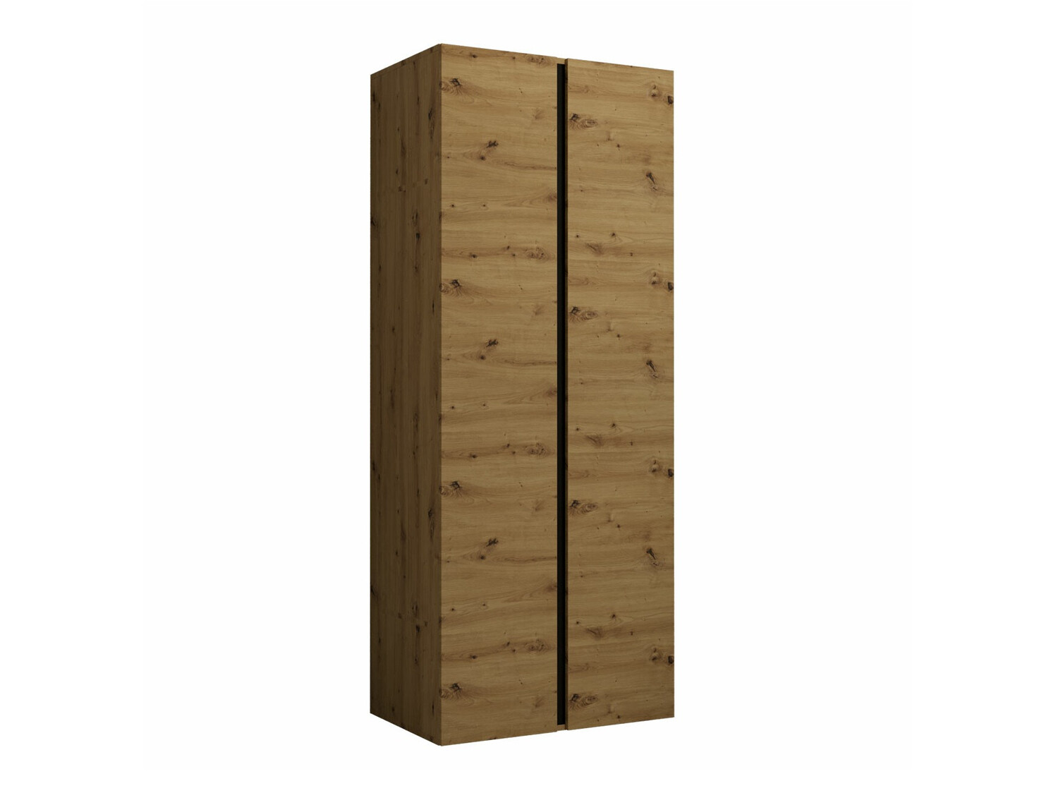 Armoire Pinis (Chêne Artisan + Noir)