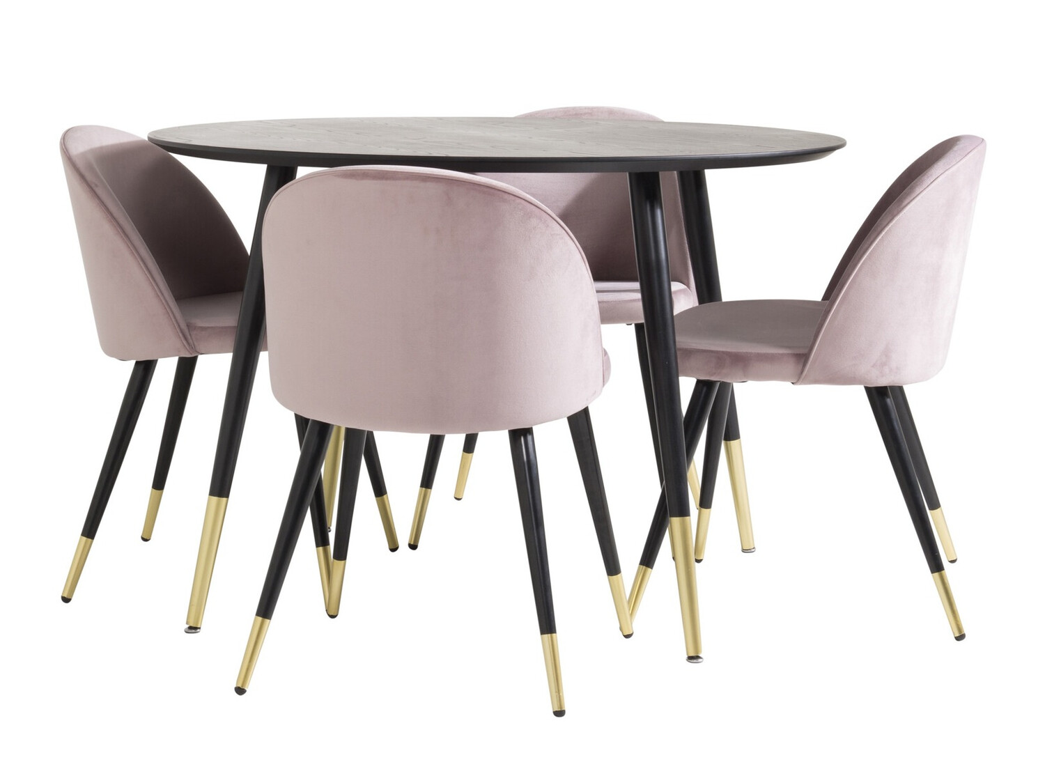 Salle à manger complète Dallas 3331 (Rose)