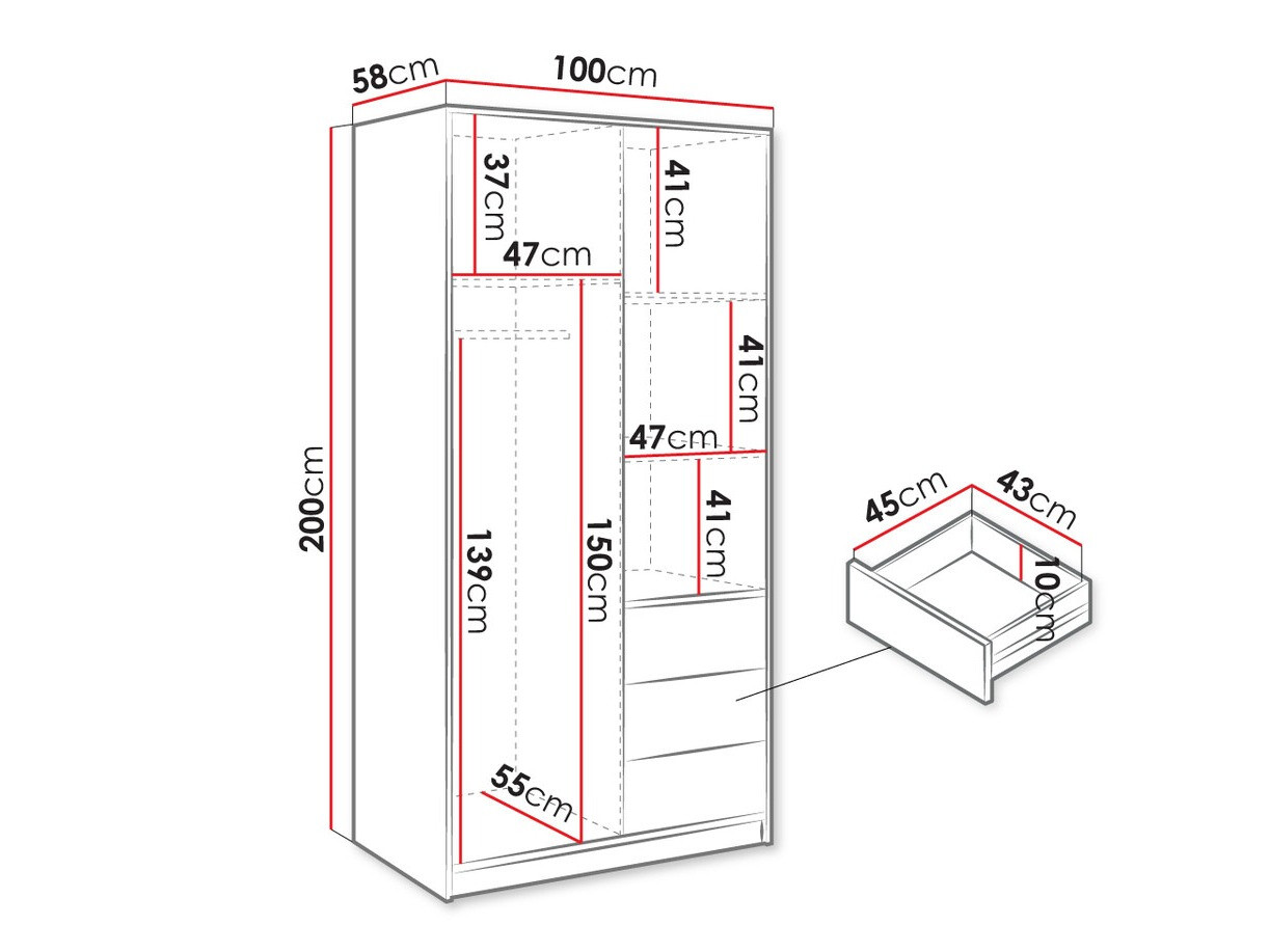 Armoire Collis III (Blanc)