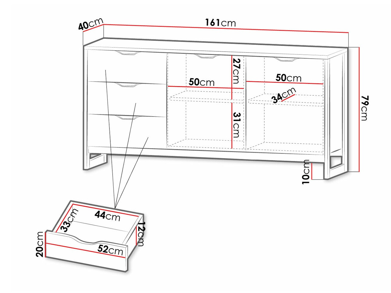 Commode Kingston D117