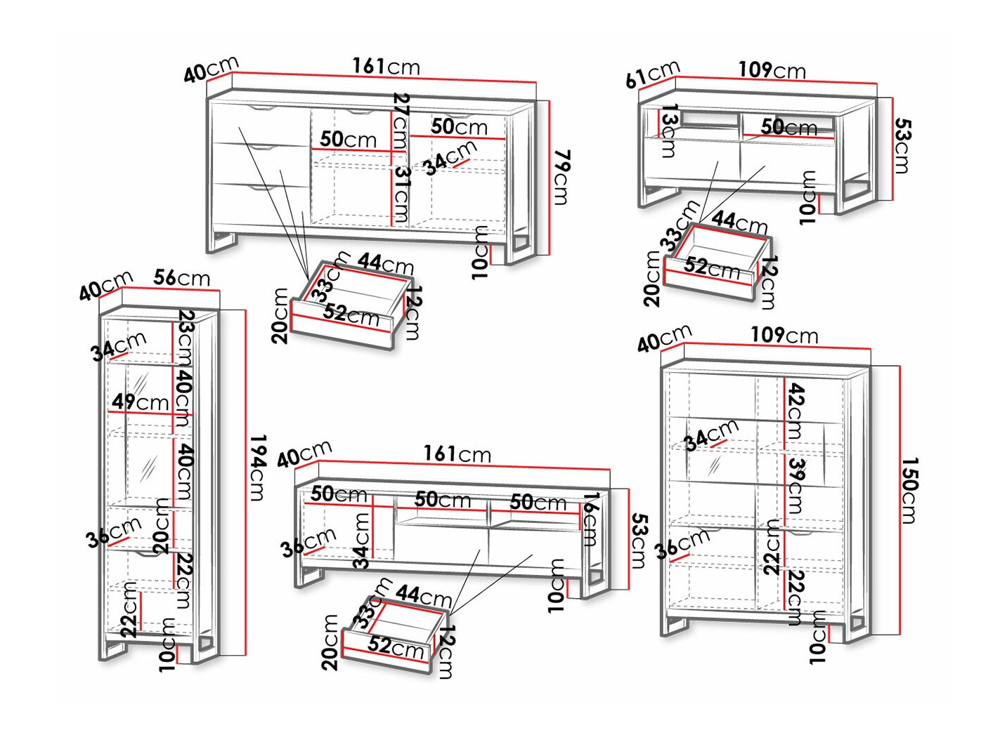Ensemble de salon Kingston D123