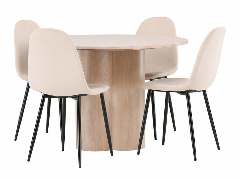 Salle à manger complète Dallas 3401 (Beige)