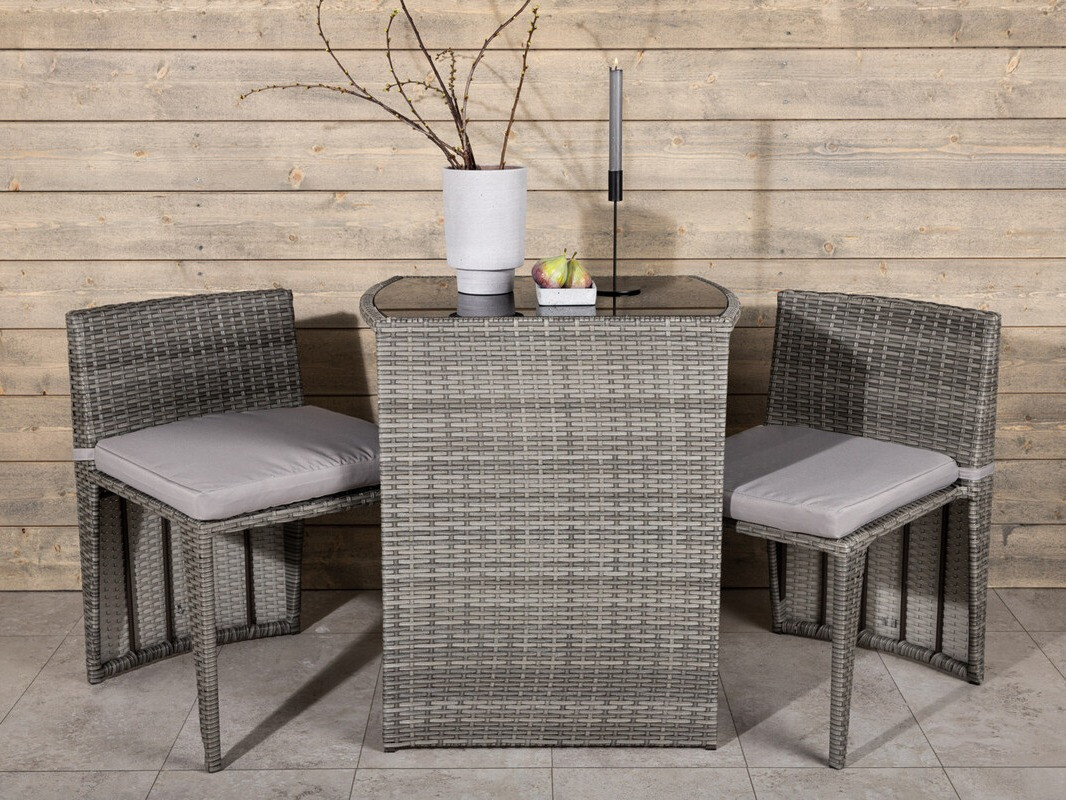 Ensemble de balcon Dallas 3458 (Gris)