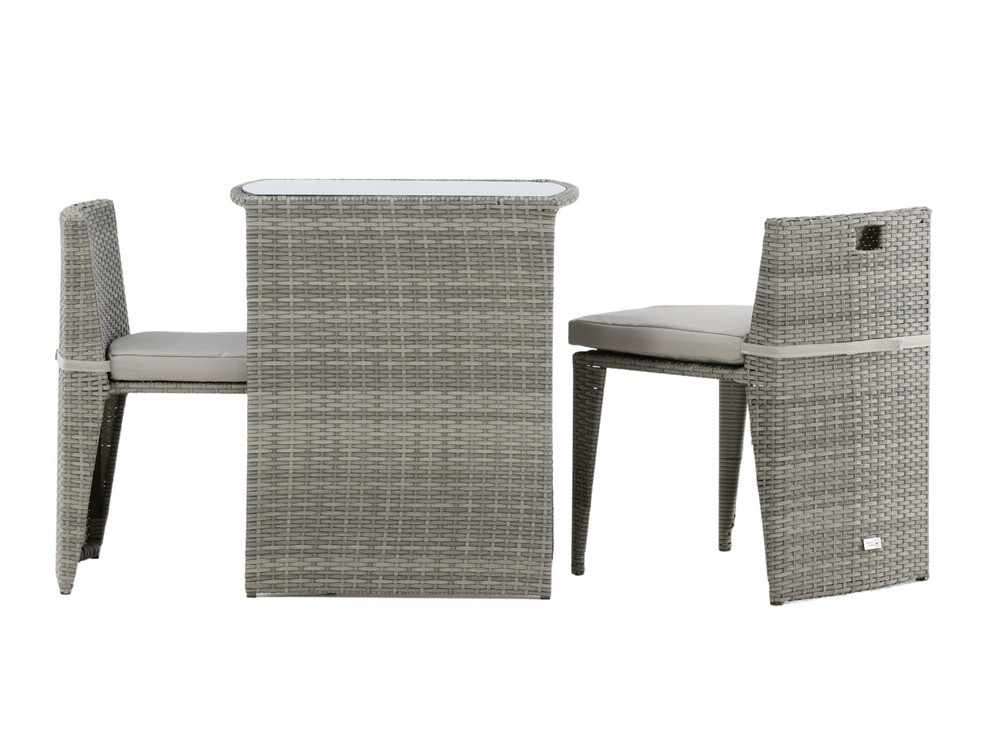Ensemble de balcon Dallas 3458 (Gris)