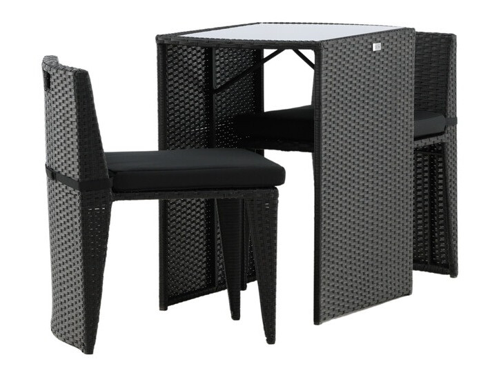Ensemble de balcon Dallas 3458 (Noir)